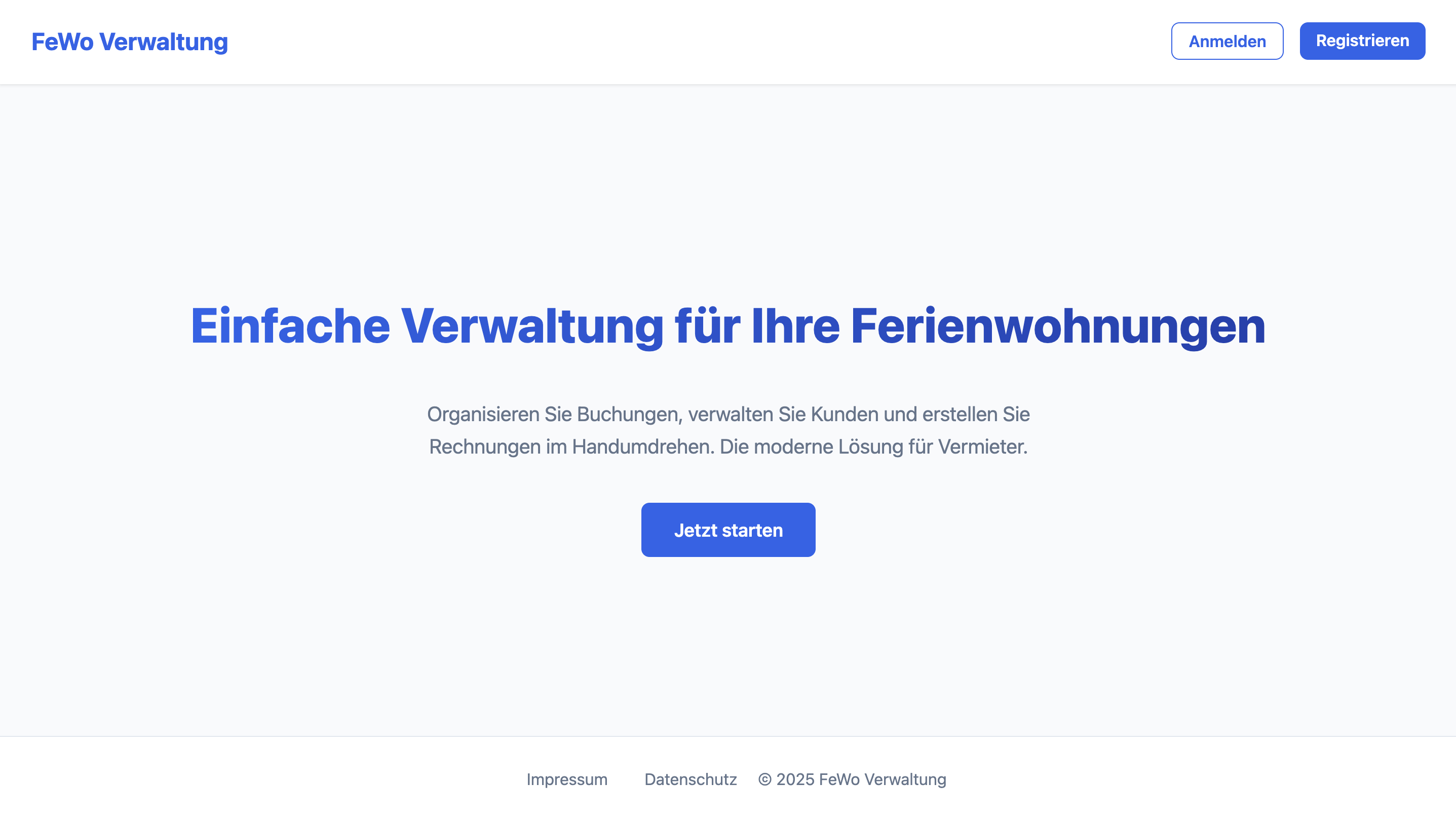 FeWo-Verwaltung Preview